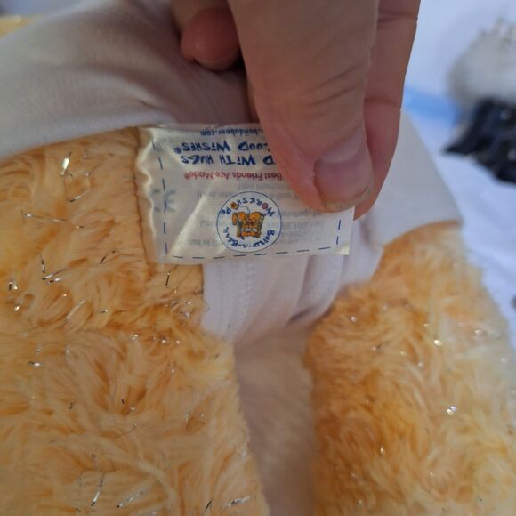 Build-A-Bear Workshop Gem of a Friend Topaz Teddy With Tag and Card - Picture 14 of 14